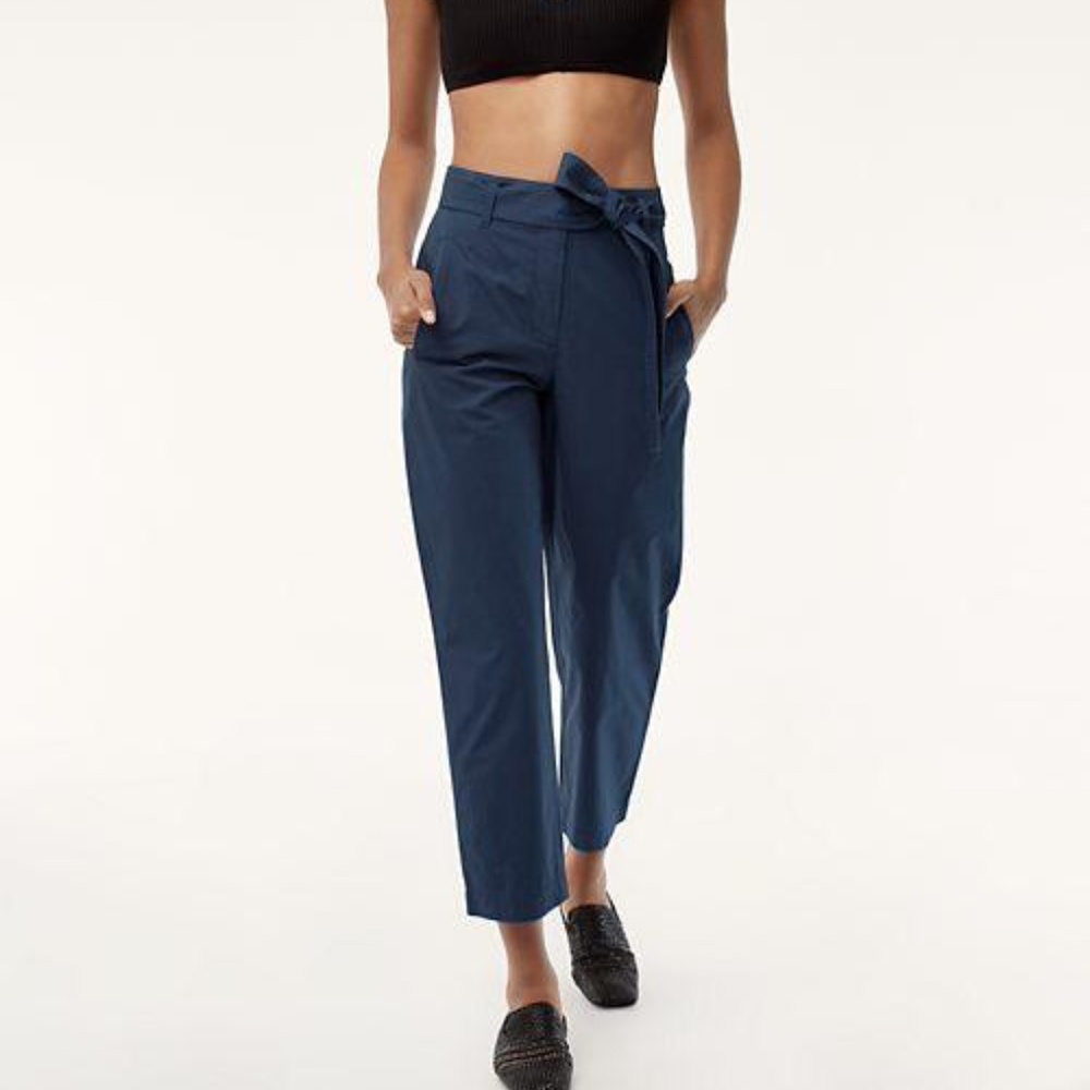 Wilfred Jallade Poplin Pant Navy Blue Size 6